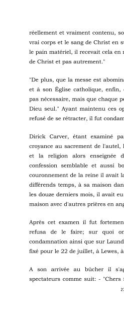 Le livre des Martyres