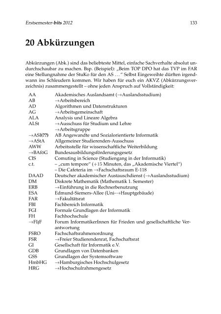 Erstsemester-bits 2012 1 - Fachbereich Informatik - UniversitÃ¤t ...