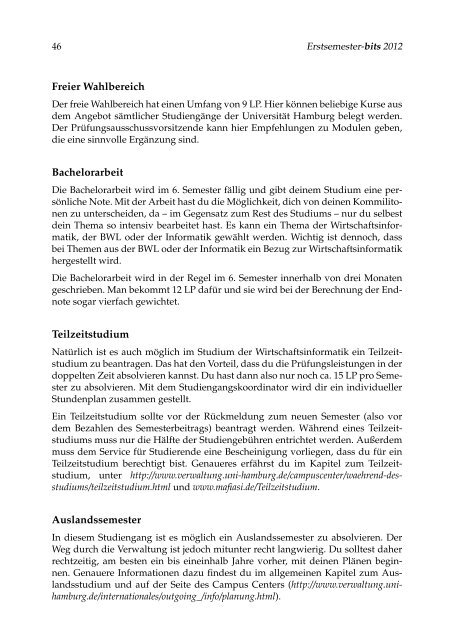 Erstsemester-bits 2012 1 - Fachbereich Informatik - UniversitÃ¤t ...