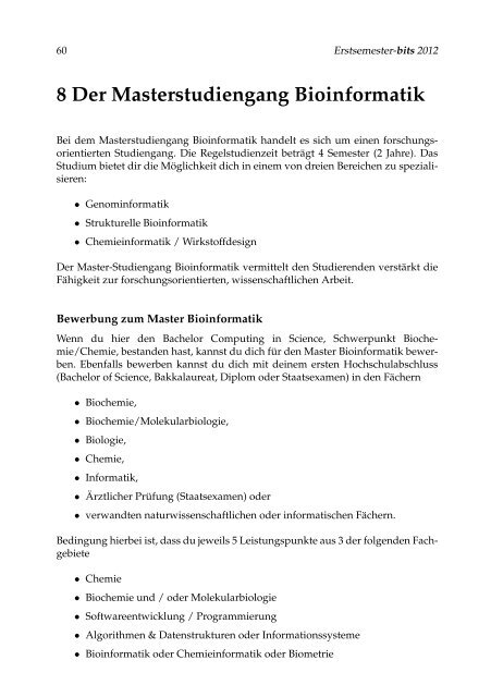 Erstsemester-bits 2012 1 - Fachbereich Informatik - UniversitÃ¤t ...