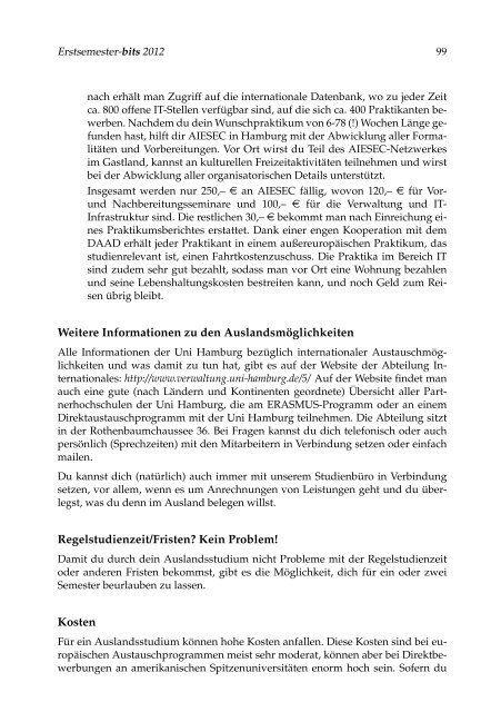 Erstsemester-bits 2012 1 - Fachbereich Informatik - UniversitÃ¤t ...