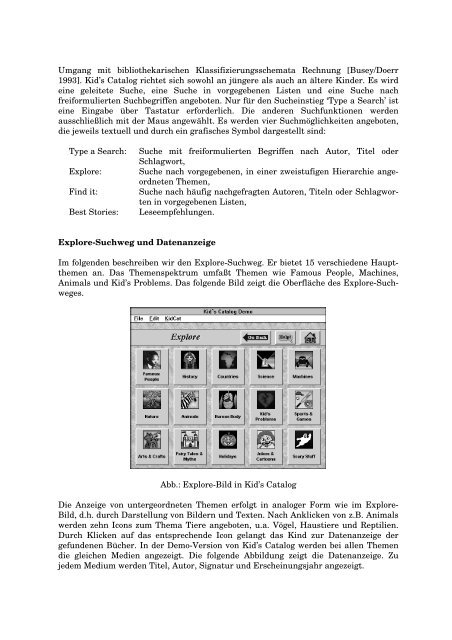 Das Projekt BÃCHERSCHATZ - Fachbereich Informatik - UniversitÃ¤t ...