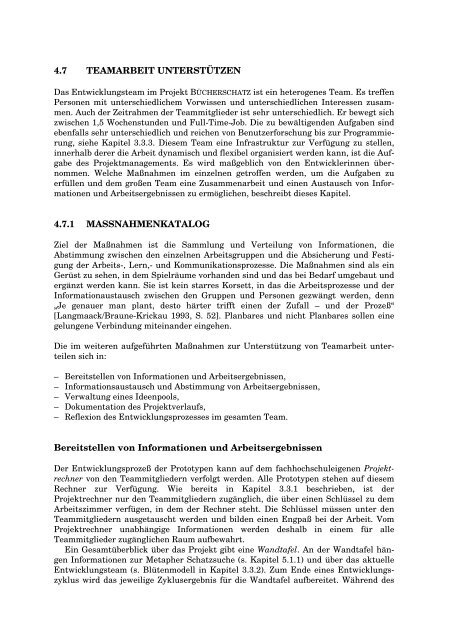 Das Projekt BÃCHERSCHATZ - Fachbereich Informatik - UniversitÃ¤t ...