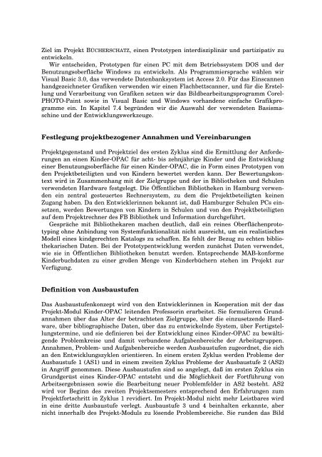 Das Projekt BÃCHERSCHATZ - Fachbereich Informatik - UniversitÃ¤t ...