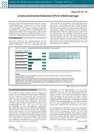 Lymphozytentransformationstest (LTT) für ... - IMD Berlin