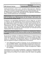 Merkblatt Händehygiene - Gesunde Sachsen