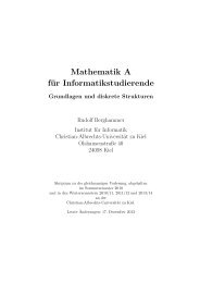 Mathematik A für Informatikstudierende - Institut für Informatik