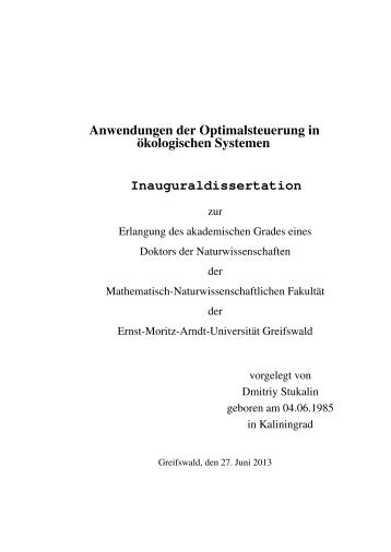 disser1.pdf (2006 KB) - Ernst-Moritz-Arndt-Universität Greifswald