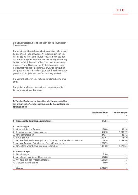 Geschäftsbericht 2012 - Alb-Elektrizitätswerk Geislingen-Steige eG