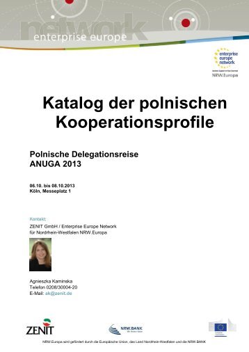 Katalog der polnischen Kooperationsprofile - CDH