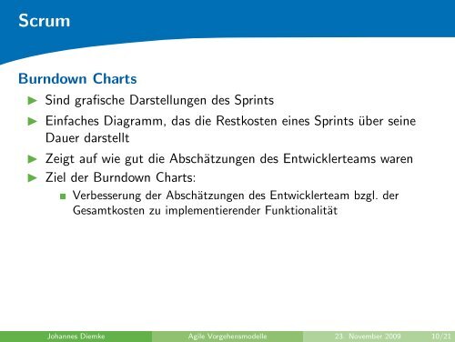 Agile Vorgehensmodelle in der Softwareentwicklung: Scrum