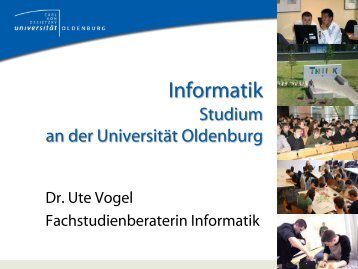 Folien zum Vortrag "Informatik studieren" (U. Vogel) - Department fÃ¼r ...