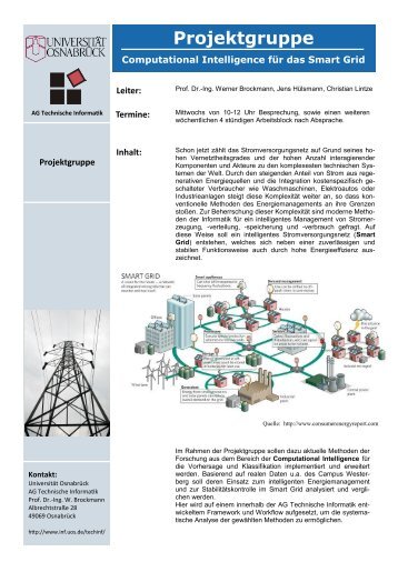 Projektgruppe - UniversitÃ¤t OsnabrÃ¼ck