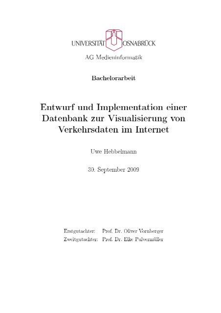 Bachelorarbeit (pdf, 0,9 MB) - UniversitÃ¤t OsnabrÃ¼ck