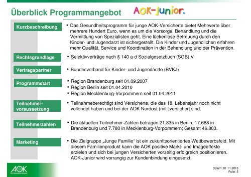 AOK-Junior – Kindergesundheit im Fokus eines ...