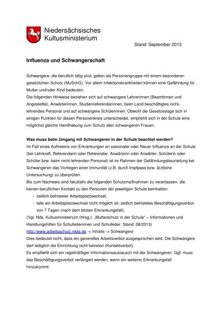 Influenza und Schwangerschaft (PDF)