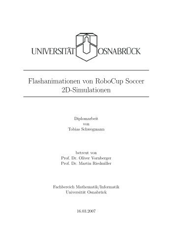 Diplomarbeit (pdf, 5.4MB) - Institute of Computer Science ...