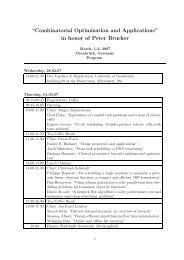 Combinatorial Optimization and Applications - Institute of Computer ...