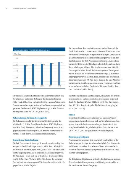 Geschäftsbericht 2012 R+V Pensionsversicherung a.G. 2012 (PDF ...