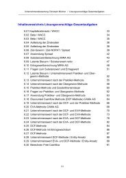 Inhaltsverzeichnis Lösungsvorschläge Gesamtaufgaben - veb.ch