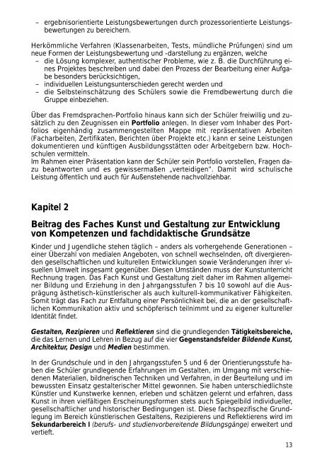 Rahmenplan Kunst und Gestaltung - Bildungsserver Mecklenburg ...