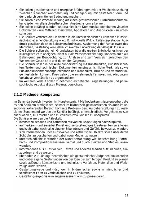 Rahmenplan Kunst und Gestaltung - Bildungsserver Mecklenburg ...