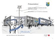Die Präsentation des künftigen Stadions - Chemnitz