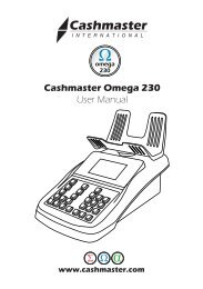 Cashmaster Omega 230 User Manual