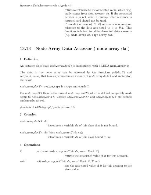 Version 5.0 The LEDA User Manual