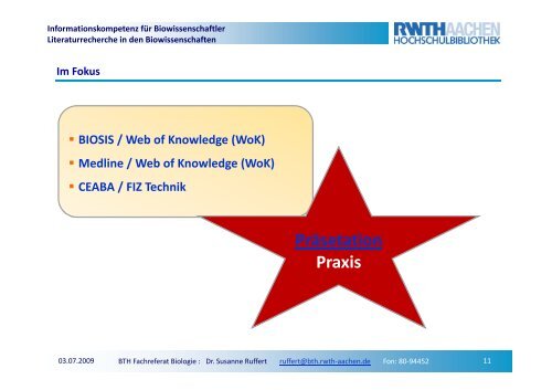 Literaturdatenbanken im Bereich Life-Science