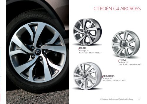 Citroen Alufelgenkatalog 2014