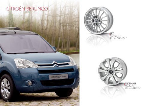 Citroen Alufelgenkatalog 2014