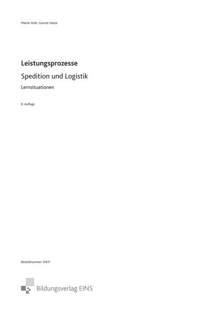 Leistungsprozesse Spedition und Logistik - Plantyn