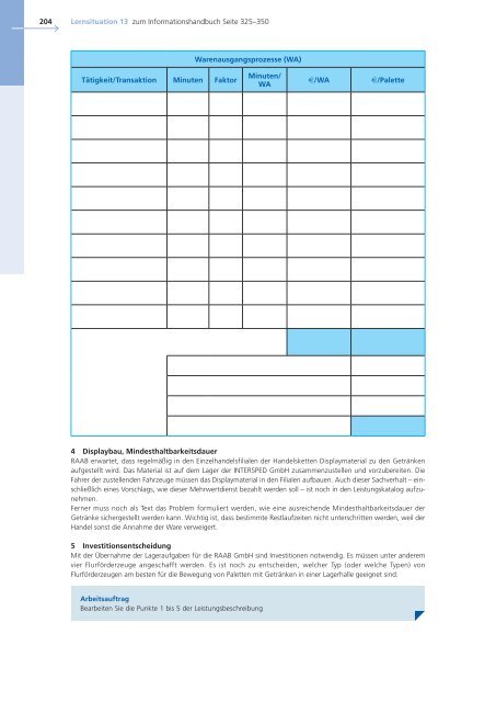 Leistungsprozesse Spedition und Logistik - Plantyn