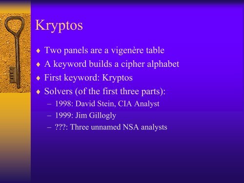 Kryptos & The Cyrillic Projector