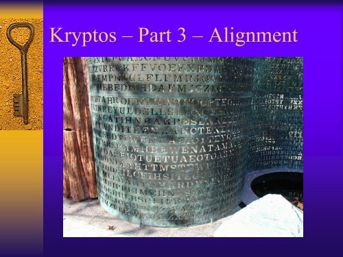 Kryptos & The Cyrillic Projector