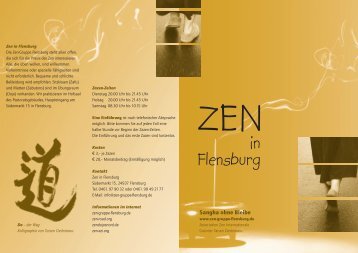 in Flensburg - Zen-Gruppe Flensburg