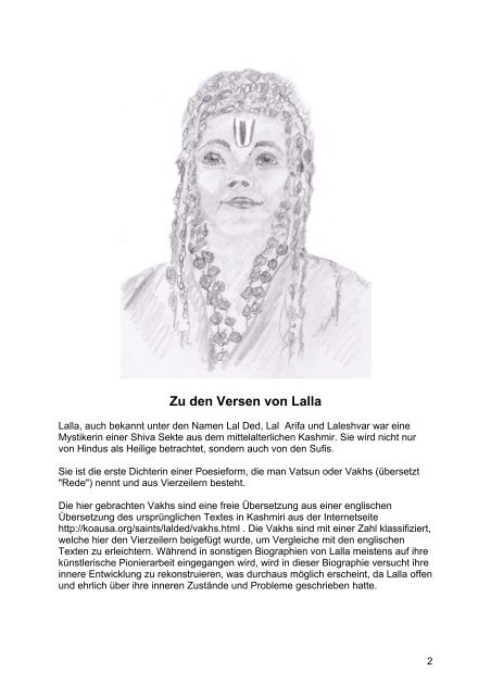 Die Yoga Mystikerin Lalla