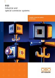 Industrial and special connector systems - OBO Bettermann