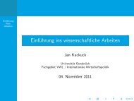 EinfÃƒÂ¼hrung ins wissenschaftliche Arbeiten - Internationale ...