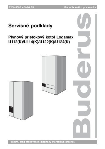 ServisnÃ© podklady - Buderus