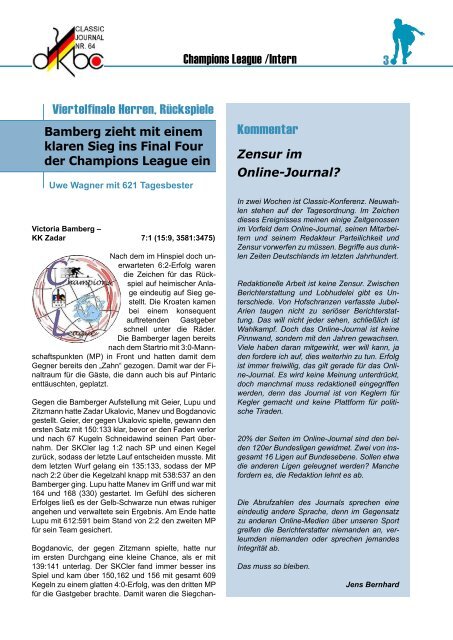 Classic Journal Online 64.2010 - DKBC
