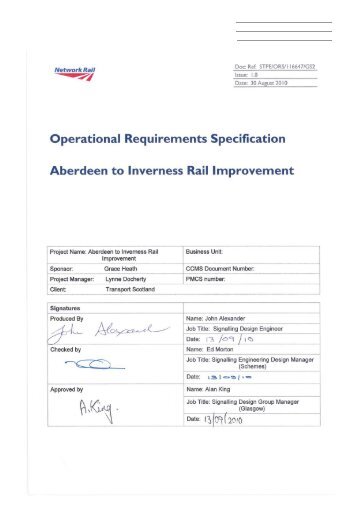 Appendix F - ORS signed - Transport Scotland