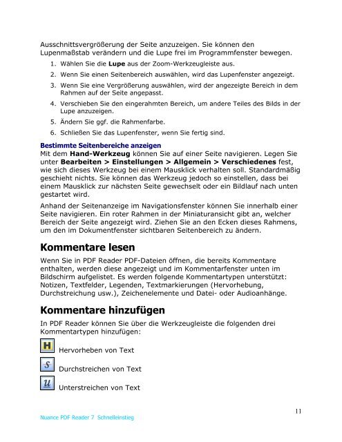 PDF-Dateien anzeigen - Nuance