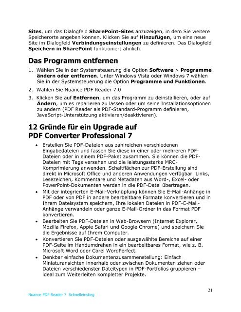 PDF-Dateien anzeigen - Nuance