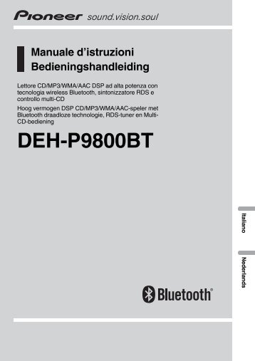 DEH-P9800BT - Service.pioneer-eur.com - Pioneer