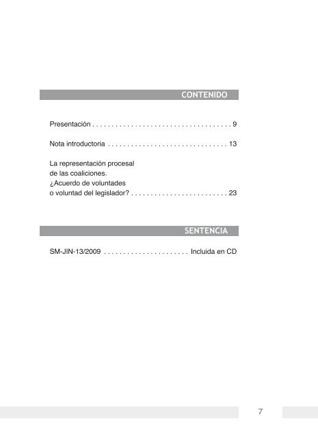 La representación procesal de las coaliciones - Tribunal Electoral ...