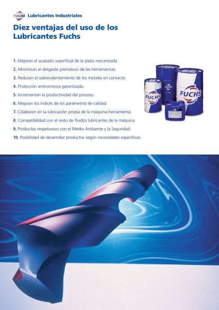 ECOCUT y ECOCOOL - fuchs lubricantes