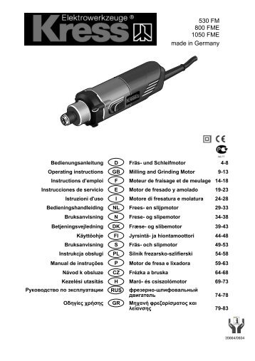 made in Germany 530 FM 800 FME 1050 FME - Step four