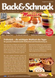 Frühstück – die wichtigste Mahlzeit des Tages - Bäckerei und ...